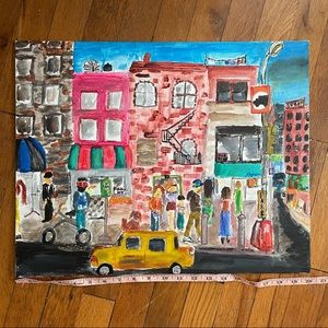 16" X 20" Flat canvas Pianting